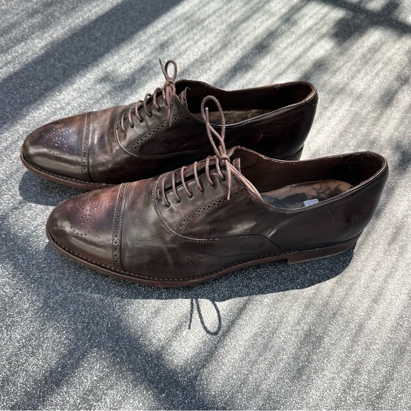 Paul Smith Men’s Brogue Dress Shoe. Brown Leather Sized 10US/9UK - Picture 7 of 8